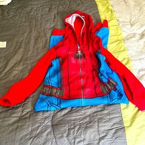Spider-Man one piece fleece pajamas
